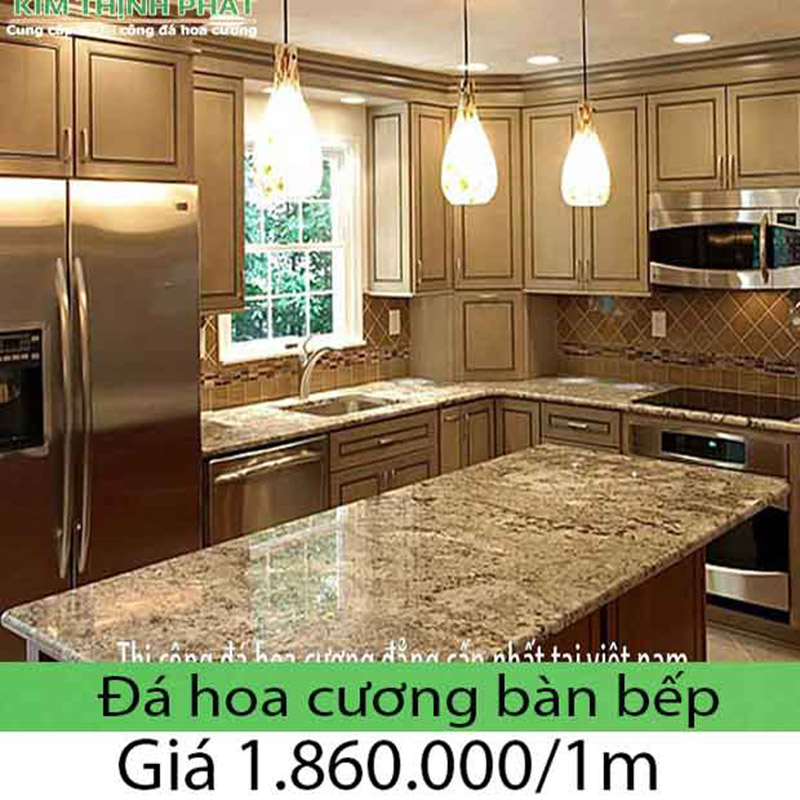 bếp đá hoa cương granite