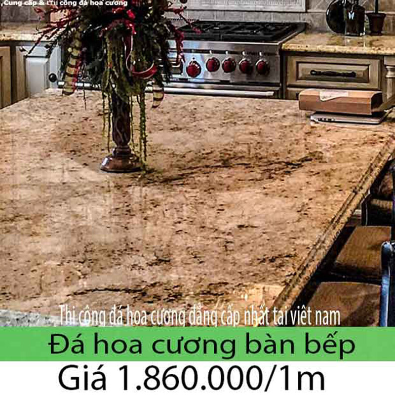 Bếp đá hoa cương granite tạo cho bạn cảm giác bình yên