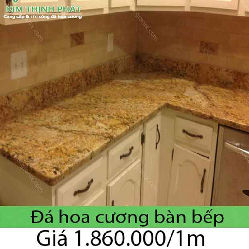 Bếp đá hoa cương granite cho bất cứ vị khách nào bước vào không gian