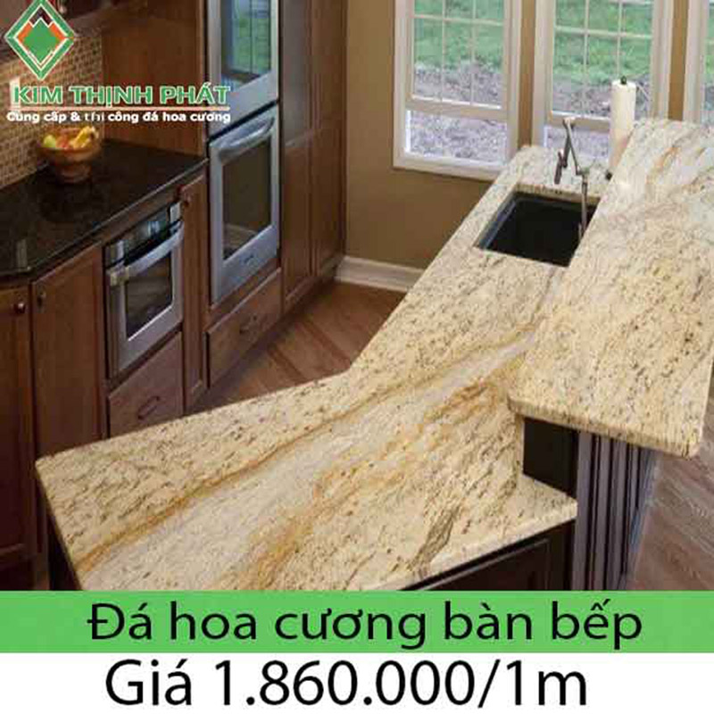 Bếp đá hoa cương granite dễ dàng tạo điểm cuốn hút khó cưỡng