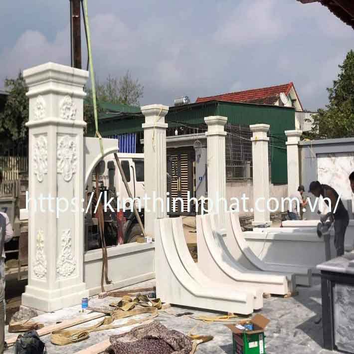 cột đá hoa cương granite