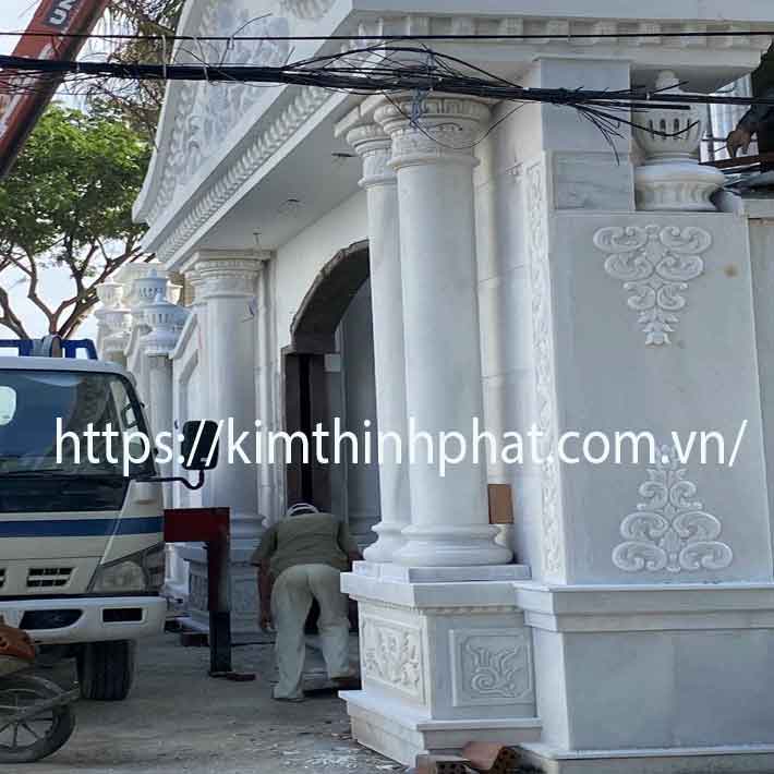 cột đá hoa cương granite