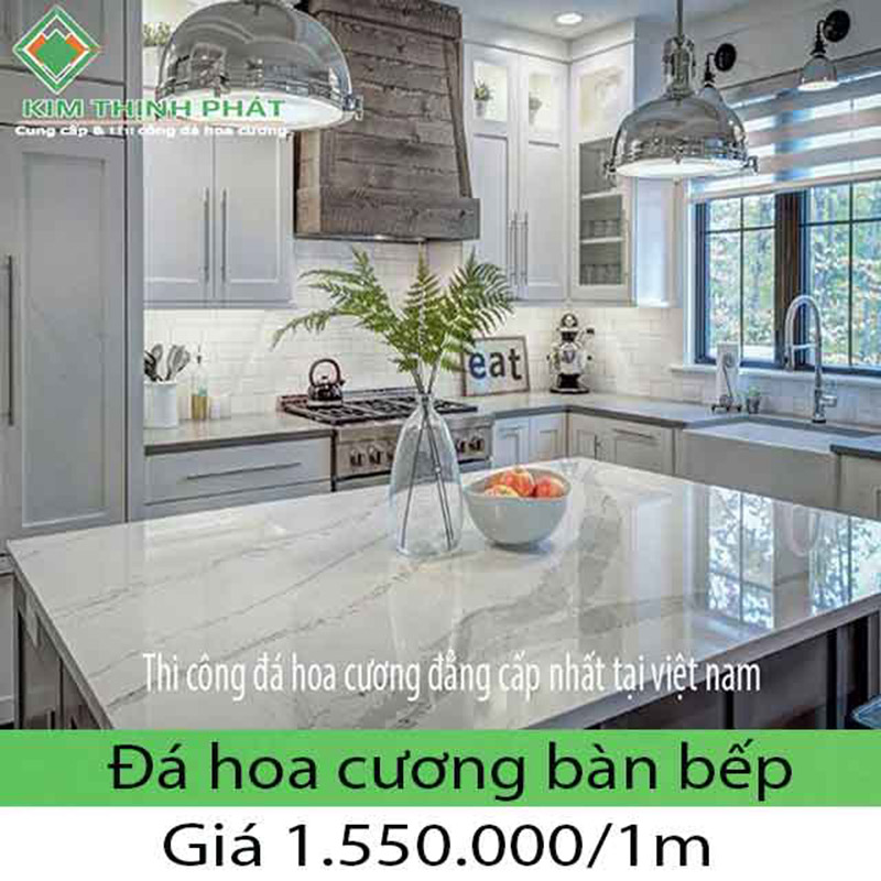 bếp đá hoa cương granite